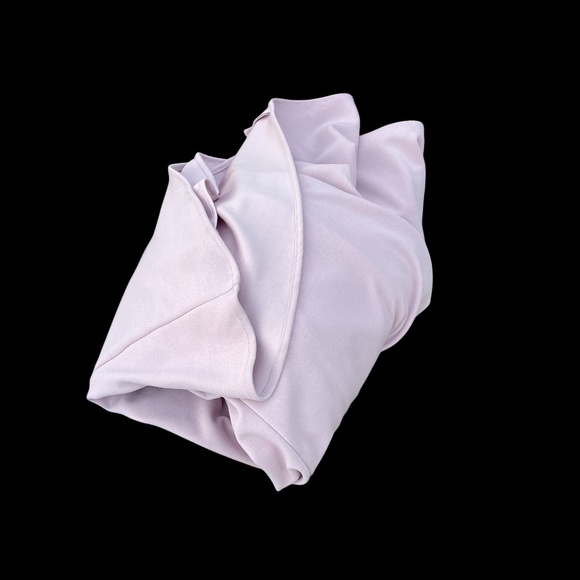 Betsy & Adam Sleeveless Ruffle Detail Dress Mauve Blush Size 8P - Picture 15 of 15